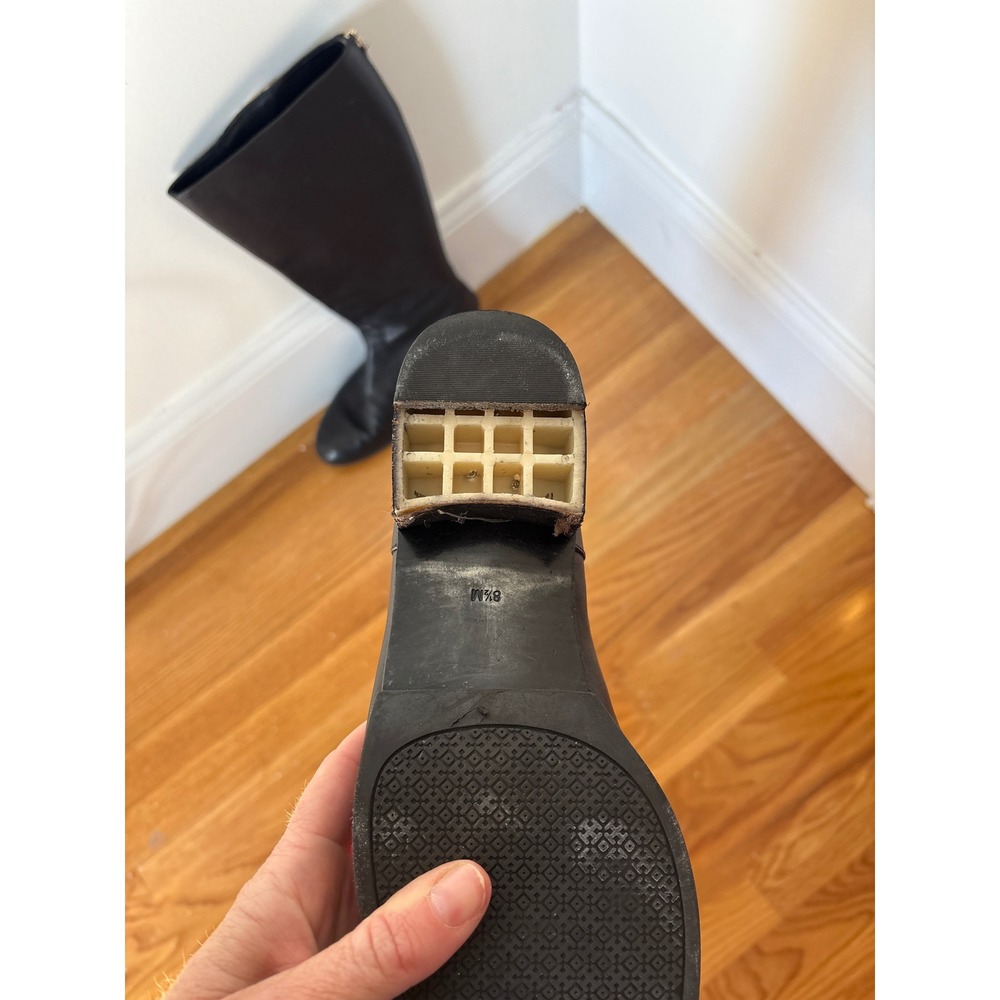 Tory Burch Leather Riding Boots Size 8.5 - Picture 3 of 4